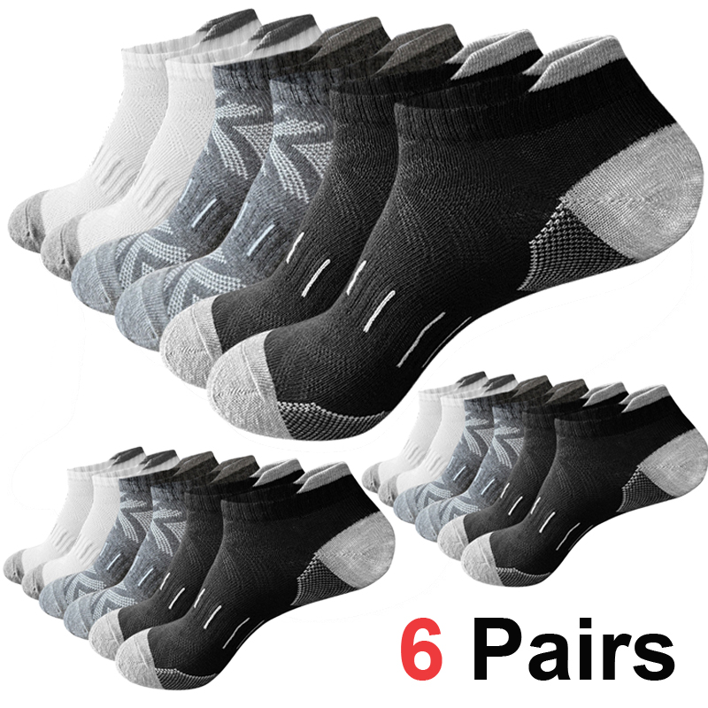 Ankle Sock Low Cut - 6 أزواج من الجوارب الرجالية القصيرة