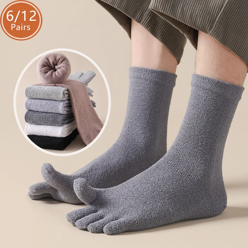 6/12 زوجًا من الجوارب الحرارية - مراجعة Toe Sock Split وسعره