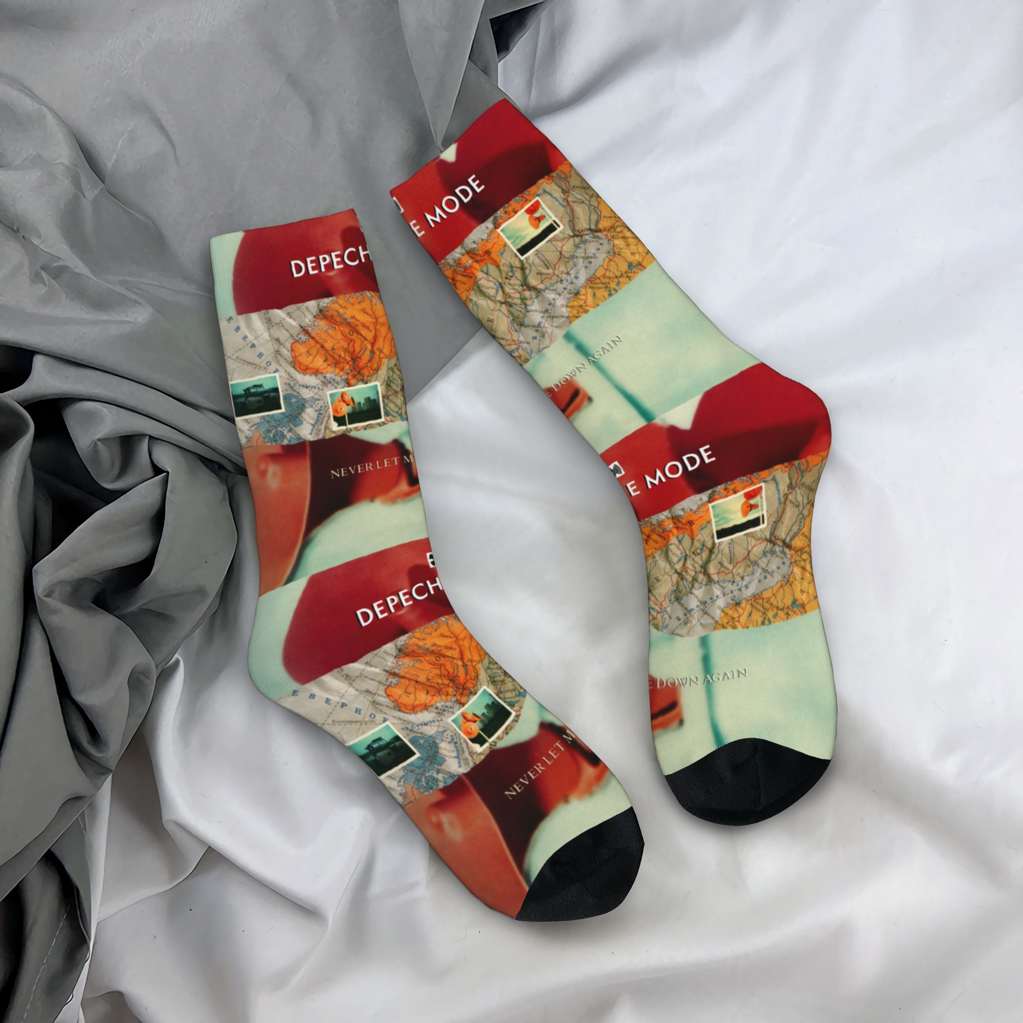 جوارب مخصصة بتصميم D-Depeche C - مراجعة Dress Sock Men وسعره