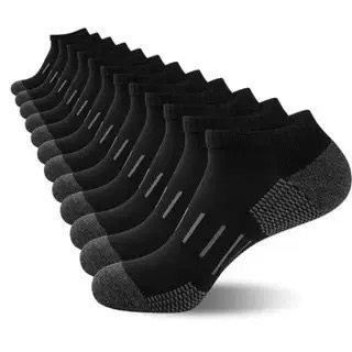 جوارب رياضية للرجال مبطنة عند  - مراجعة Ankle Sock Low Cut وسعره