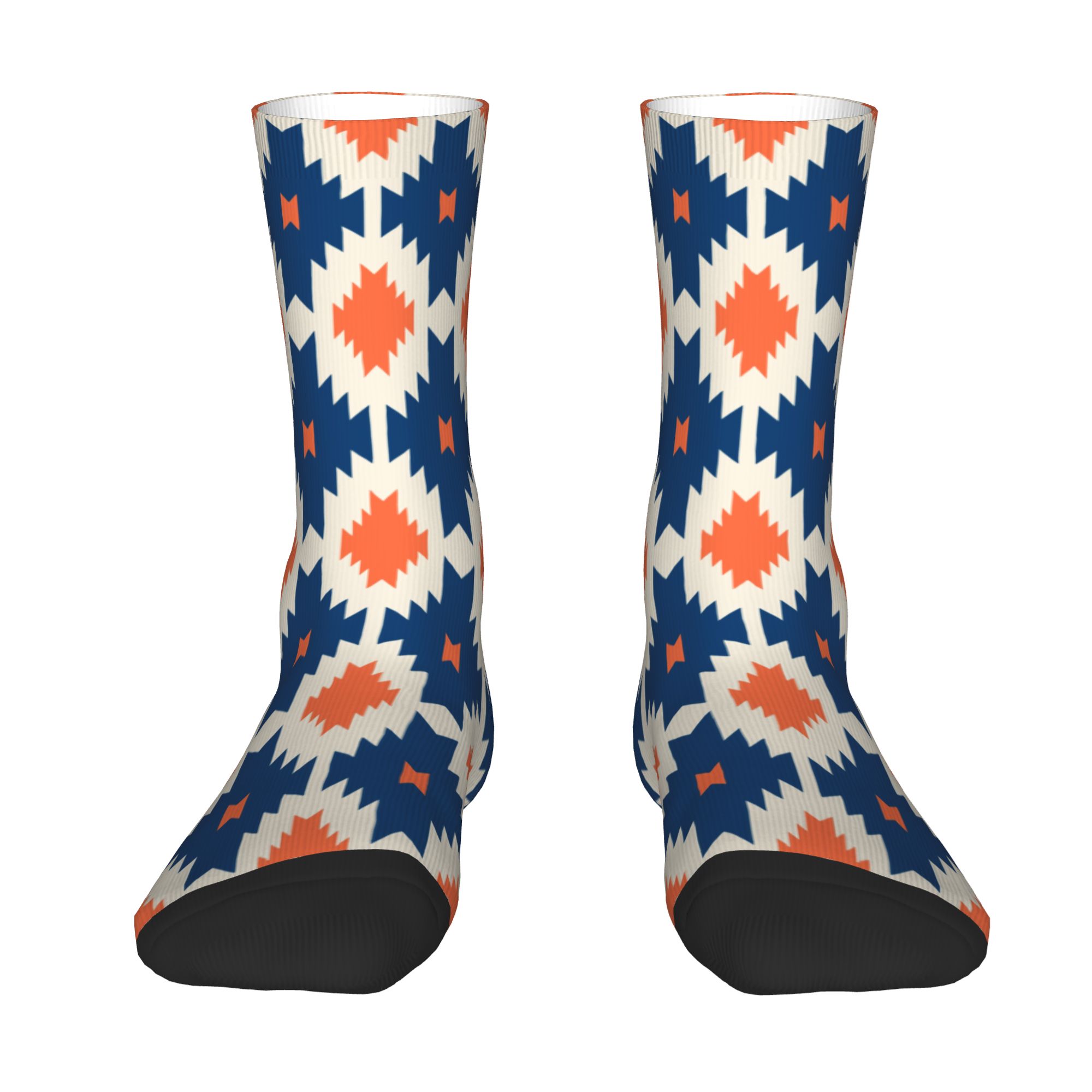 جوارب رجالية بنقشة أزتيك ونافا - مراجعة Dress Sock Men وسعره
